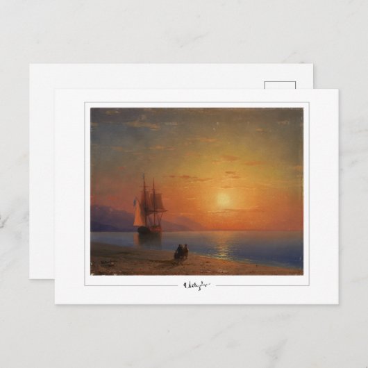 Ivan Aivazovsky #2 - Fine Art Postcard Postkarte (Vorne/Hinten)