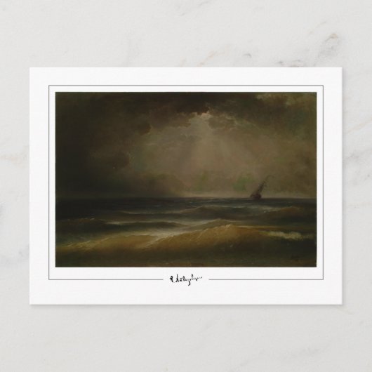 Ivan Aivazovsky #552 - Fine Art Postcard Postkarte (Vorderseite)