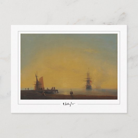 Ivan Aivazovsky #570 - Fine Art Postcard Postkarte (Vorderseite)