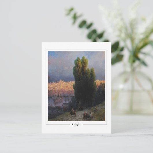 Ivan Aivazovsky #629 - Fine Art Postcard Postkarte (Stehend Vorderseite)