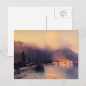 Ivan Aivazovsky- Ansicht von Jalta Postkarte (Vorne/Hinten)
