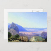 Ivan Aivazovsky- Blick auf Tiflis Postkarte (Vorne/Hinten)
