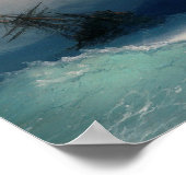 Ivan Aivazovsky - Schiff am Sturmsee Poster (Ecke)