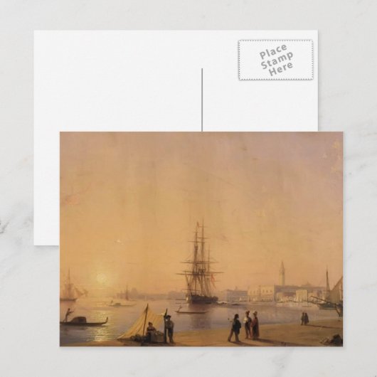 Ivan Aivazovsky - Venedig Postkarte (Vorne/Hinten)