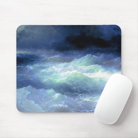 Ivan Aivazovsky Waves Mousepad (Mit Mouse)