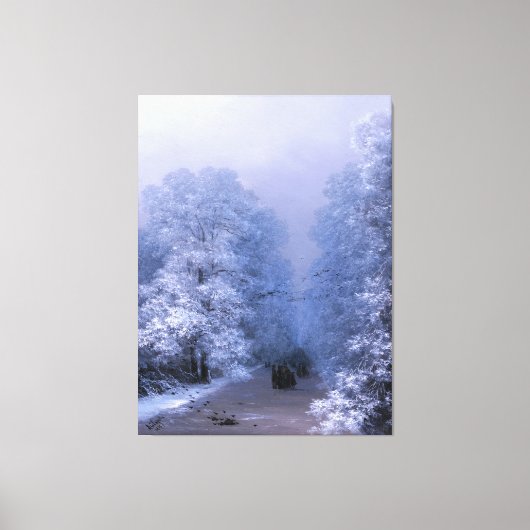 IVAN AIVAZOVSKY - Winterlandschaft - 1876 - Leinwanddruck (Vorderseite)