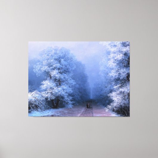 IVAN AIVAZOVSKY - Winterlandschaft II - 1881 - Leinwanddruck (Vorderseite)