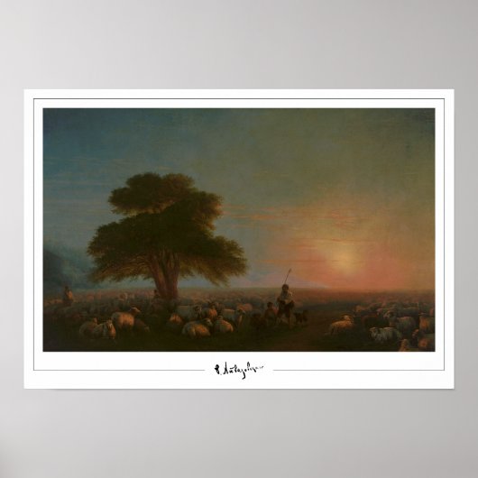 Ivan Aivazovsky Zedign Art Poster #370 (Vorne)