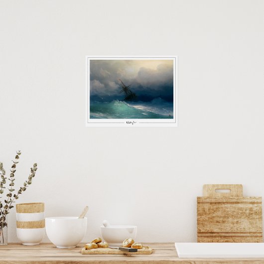 Ivan Aivazovsky Zedign Art Poster #405 (Küche)