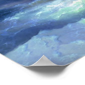 Ivan Aivazovsky - Zwischen den Wellen Poster (Ecke)