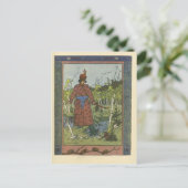Ivan Bilibin: Der Prinz und der Frosch Postkarte (Stehend Vorderseite)