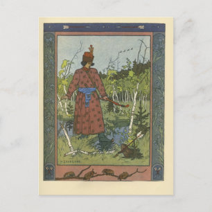 Ivan Bilibin: Der Prinz und der Frosch Postkarte