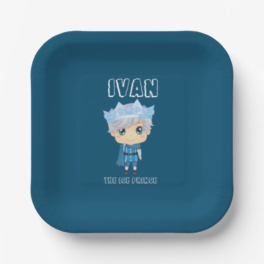 Ivan, die eisfürstliche Teller (Vorderseite)