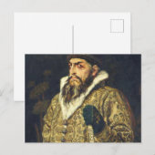 Ivan Die Schreckliche Postkarte (Vorne/Hinten)
