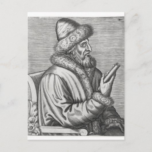 Ivan IV das Schreckliche Postkarte (Vorderseite)