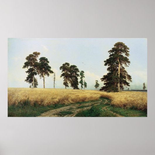 Ivan Ivanovich Shishkin (1832 - 1898) Rye Poster (Vorne)