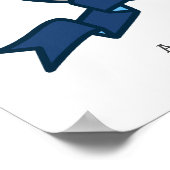 Ivan Jungs Name bedeutet Bärenbrief I, grün Wappen Poster (Ecke)