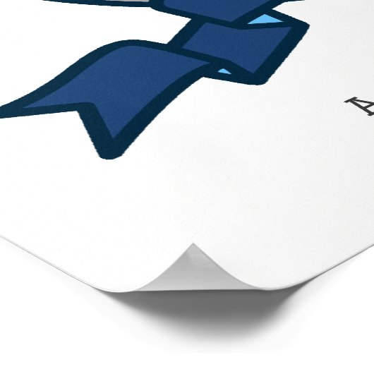 Ivan Jungs Name bedeutet Bärenbrief I, grün Wappen Poster (Ecke)