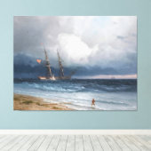 Ivan Konstantinovich Aivazovsky - Ship by Sea Leinwanddruck (Insitu (Holzboden))