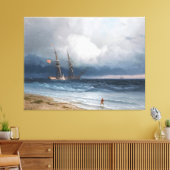 Ivan Konstantinovich Aivazovsky - Ship by Sea Leinwanddruck (Insitu (Wohnzimmer))