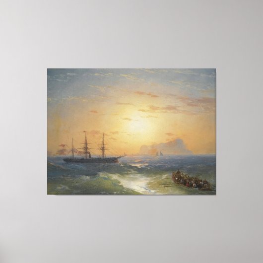 Ivan Konstantinovich Aivazovsky - Shipping Leinwanddruck (Vorderseite)