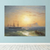 Ivan Konstantinovich Aivazovsky - Shipping Leinwanddruck (Insitu (Holzboden))