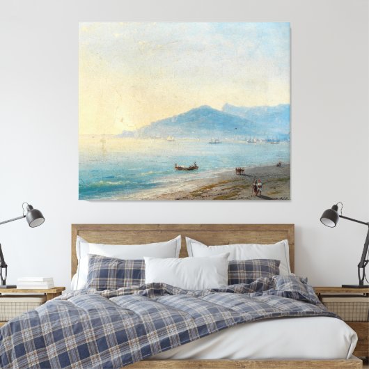 Ivan Konstantinovich Aivazovsky - The Bay of Naple Leinwanddruck (Insitu (Schlafzimmer))