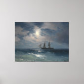 Ivan Konstantinovich Aivazovsky - The Brig Mercury Leinwanddruck (Vorderseite)