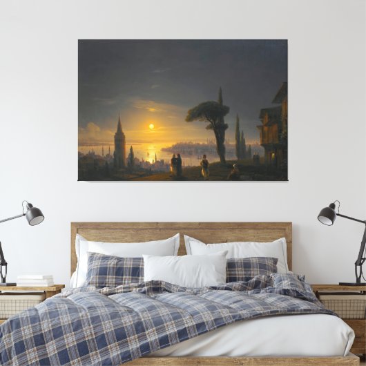 Ivan Konstantinovich Aivazovsky - The Disembarkati Leinwanddruck (Insitu (Schlafzimmer))