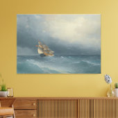 Ivan Konstantinovich Aivazovsky - The Lifting Stor Leinwanddruck (Insitu (Wohnzimmer))