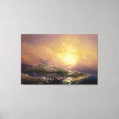Ivan Konstantinovich Aivazovsky - The Ninth Wave Leinwanddruck (Vorderseite)