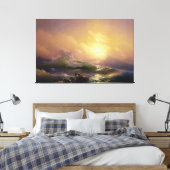 Ivan Konstantinovich Aivazovsky - The Ninth Wave Leinwanddruck (Insitu (Schlafzimmer))