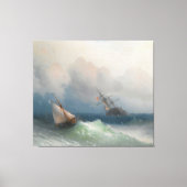 Ivan Konstantinovich Aivazovsky - Two Ships At Sea Leinwanddruck (Vorderseite)