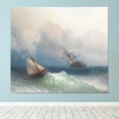Ivan Konstantinovich Aivazovsky - Two Ships At Sea Leinwanddruck (Insitu (Holzboden))