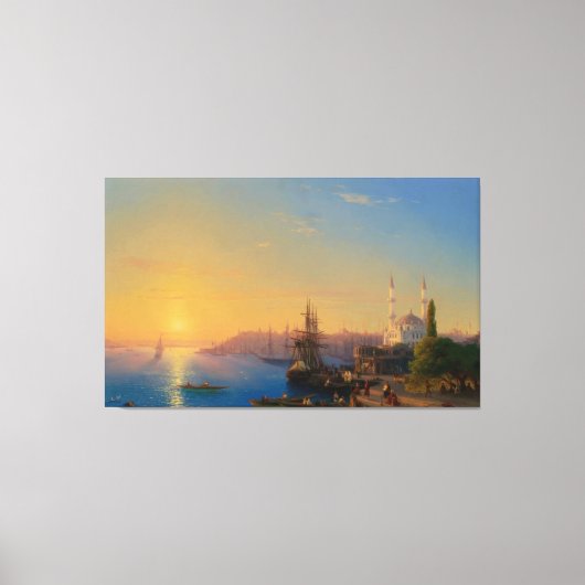 Ivan Konstantinovich Aivazovsky - View Of Constant Leinwanddruck (Vorderseite)