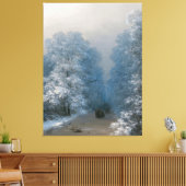 Ivan Konstantinovich Aivazovsky - Winter Landscape Leinwanddruck (Insitu (Wohnzimmer))