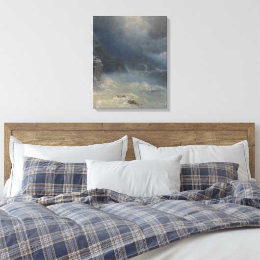 Ivan Konstantinowitsch Aiwasowski - Der Sturm  Leinwanddruck (Insitu (Schlafzimmer))