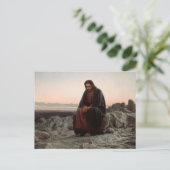 Ivan Kramskoy - Christus in der Wildnis - Schöne K Postkarte (Stehend Vorderseite)