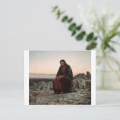 Ivan Kramskoy - Christus in der Wildnis - Schöne K Postkarte (Stehend Vorderseite)