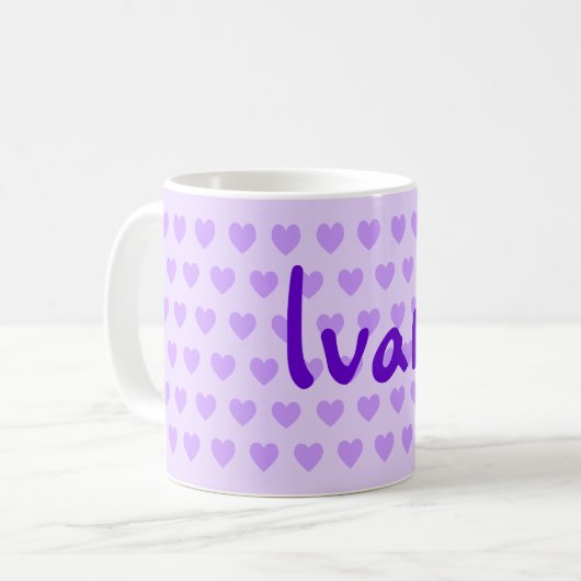Ivan Lila Kaffeetasse (Vorderseite Links)