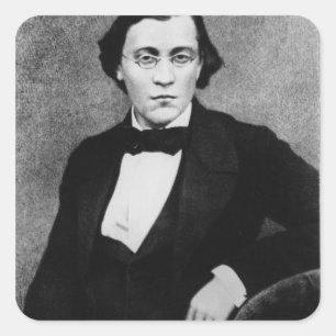 Ivan Sergeevich Turgenev Quadratischer Aufkleber