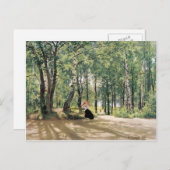 Ivan Shishkin - In der Sommer-Hütte Postkarte (Vorne/Hinten)