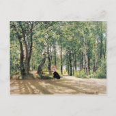 Ivan Shishkin - In der Sommer-Hütte Postkarte (Vorderseite)