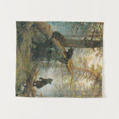 Ivan Shishkin - Morgen in einem Kiefernwald (1889) Wandteppich (Vorderseite (Horizontal))