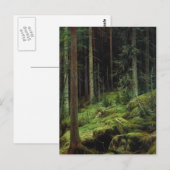 Ivan Shishkin-Thickets Postkarte (Vorne/Hinten)