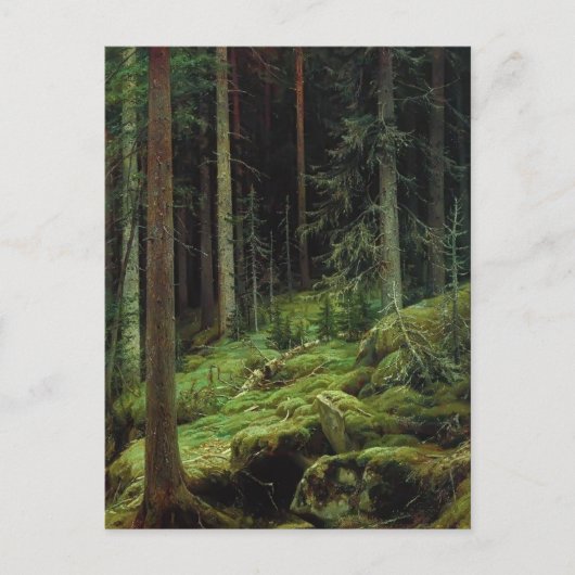 Ivan Shishkin-Thickets Postkarte (Vorderseite)