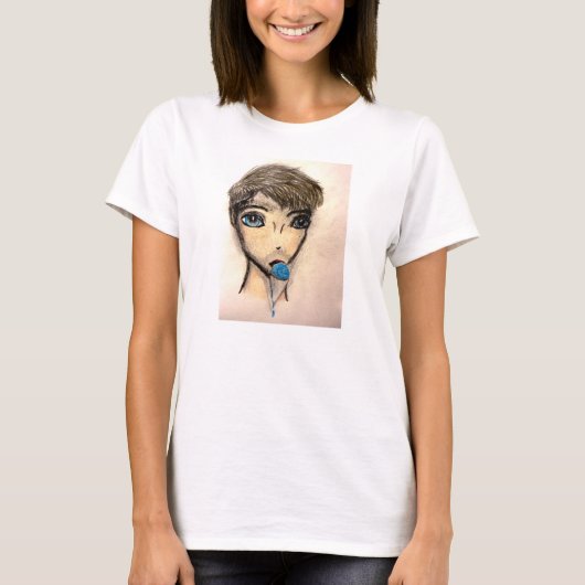 Ivan und der blaue Himbeersnowcone zwei T-Shirt (Vorderseite)