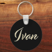 Ivan whitegold ButtonName Schlüsselanhänger (Vorderseite)