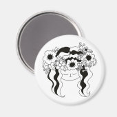 Ivana Kupala Ukrainische Volkskunst Magnet (Vorderseite/Rückseite)