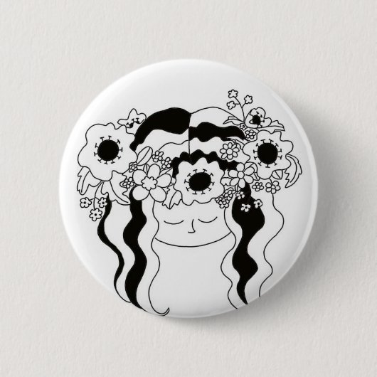 Ivana Kupala ukrainischer VolksFest Button (Vorderseite)
